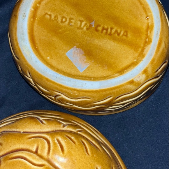 Squirrel On Walnut Cookie Jar Or Candy Dish Vintage - Picture 5 of 5